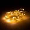 Světelný závěs – 100 ks teplých bílých microLED – 3 x 1 m – 230V – s dálkovým ovladačem