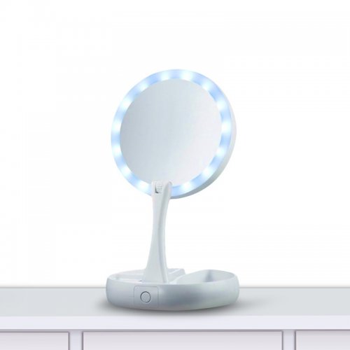 Kosmetické zrcadlo (zvětšovací, LED, stolní zrcadlo)