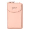 Malá dámská kabelka, crossbody Broskvová