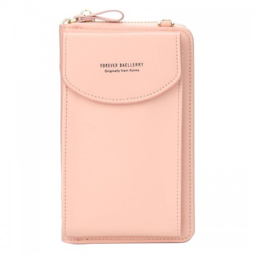 Malá dámská kabelka, crossbody Broskvová