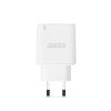 Síťový adaptér USB + Type-C PD20W rychlé nabíjení - bílý