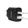Síťový adaptér USB + Type-C PD20W rychlé nabíjení - černý