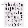 Silikonová forma na zdobení dortu/dezertu s ABC, vzor 5.