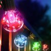 Chytrý světelný řetěz – 25 ks RGB LED – 7,5 m – bluetooth, 100-240V, 7W