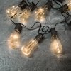 Solární LED světelný řetěz – design žárovky – 30 LED – 180 cm