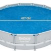 Bestway bazénový solární ochranný kryt, krycí fólie, 457 cm