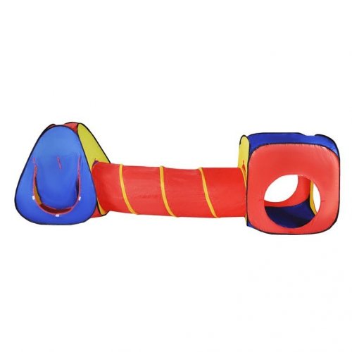 3 v 1 dětský hrací stan s tunelem