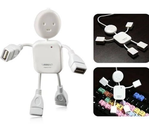 4 portový USB hub ve tvaru panáčka