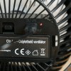 Akumulátorový klipový ventilátor Somogyi Elektronic CLF 10/BK