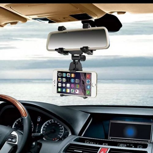 Držák na mobil na zpětné zrcátko