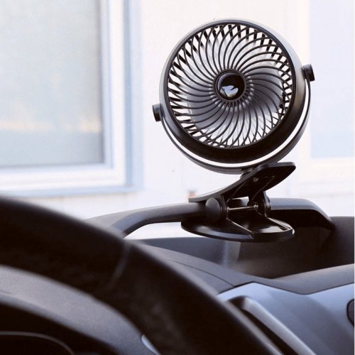 Akumulátorový klipový ventilátor Somogyi Elektronic CLF 10/BK