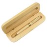 Elegantní dřevěné kuličkové pero v dřevěné dárkové krabičce
