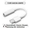  Adaptér z Type-C na Jack 3,5 mm – bílý