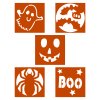 Sada halloweenských šablon – 5 ks / balení