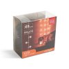 Světelný závěs – 48 ks červených LED – 60 x 120 cm – 2 x AA