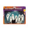 Halloweenská LED dekorace do okna – gel – duch – 85 cm