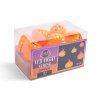 Halloweenský LED světelný řetěz – dýně – 12 LED – 2 x AA – 1,65 m