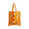 Sada halloweenských dárkových tašek – 27 x 31 cm – oranžová – 2 ks / balení