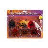 Halloweenská LED dekorace do okna – gel – dýně – 85 cm