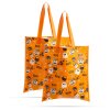 Sada halloweenských dárkových tašek – 27 x 31 cm – oranžová – 2 ks / balení