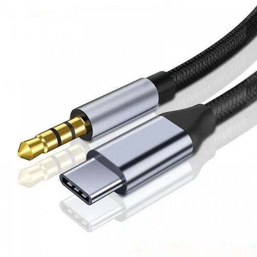 USB C – 3,5mm AUX propojovací kabel