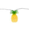 LED světelný řetěz – ananas – 1,65 m – 10 LED – teplá bílá – 2 x AA