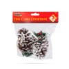 Vánoční dekorace – šiška – 12 cm – 2 ks / balení