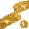 Vánoční LED pásek - zlatý - 5 m x 5 cm - 50 LED - USB