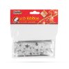 Vánoční LED pásek - stříbrný - 5 m x 5 cm - 50 LED - USB