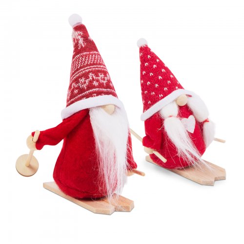 Skandinávský vánoční skřítek – 7 x 13 x 15 cm – 2 druhy