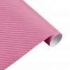 Karbonová autofólie (127 x 15 cm) Růžová