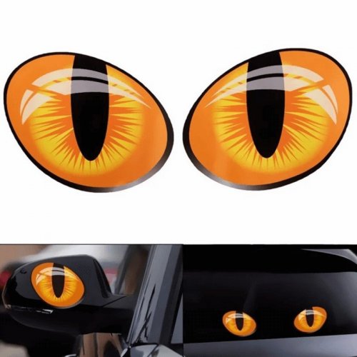 Samolepka kočičí oči na auto