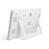 Digitální teploměr a budík – venkovní / vnitřní – USB, baterie – bílý