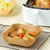 Papír na pečení do horkovzdušné fritézy – čtverec – 23 cm – 50 ks / balení