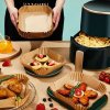 Papír na pečení do horkovzdušné fritézy – čtverec – 23 cm – 50 ks / balení