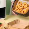 Papír na pečení do horkovzdušné fritézy – čtverec – 23 cm – 50 ks / balení