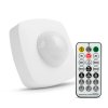Pohybový senzor s diaľkovým ovládačom - 360° - max 10 m - max 2000W - IP65