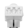 Konektor s pohybovým senzorem – 120° – max 10 m – max 1200 W – IP20 – bílý