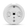 Vestavěný pohybový senzor - 360° - max 6 m - max 800 W - IP20 - bílý
