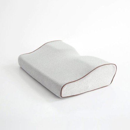Ergonomický polštář z paměťové pěny šedý