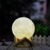 Stolní lampa, měsíční lampa, kulatá lampa, dekorační lampa