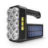 Solární COB LED svítilna – funkce pracovní lampy – 1200 mAh – MicroUSB – 1000 lumenů – IP55