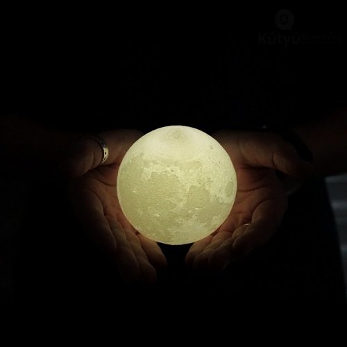 Stolní lampa, měsíční lampa, kulatá lampa, dekorační lampa