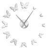 Moderní nástěnné hodiny motýl