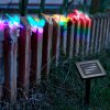 LED solární světelný řetěz – motýl – 2 m – 10 barevných LED
