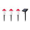 LED solární lampa – 3 ks hub – teplá bílá