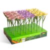 Zápichovací solární květ - 3 barvy - 30 x 10 cm - bílá LED