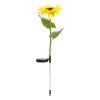 Zápichová solární slunečnice – 75 cm – 8 teplých bílých LED