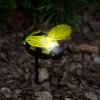 Zápichová solární lampa – včelka – 8 x 7,5 x 14,5 cm – bílá LED