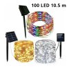 Solární řetěz 100 mikro LED 10,5m